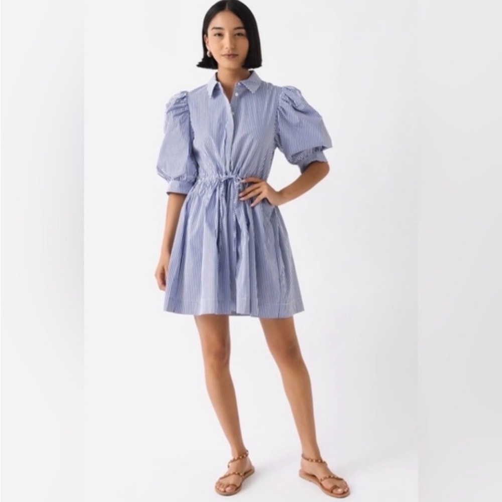 HUNTER BELL McCauley Blue & White Striped Dress